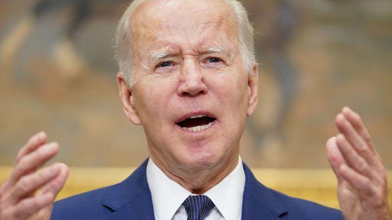 President Joe Biden delivered an emotional call for new restrictions on firearms after a gunman opened fire at a Texas elementary school