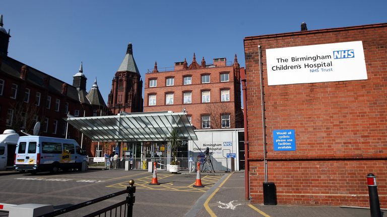 The exterior of Birmingham Children&#39;s Hospital. Picture by: David Jones/PA Archive/PA Images
