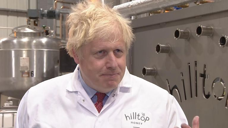 Boris Johnson defends government policy on junk food