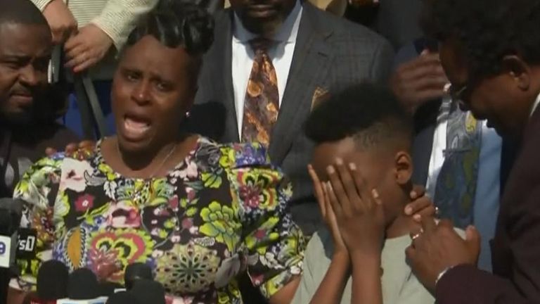 The family of Heyward Patterson were one of many families of the victims of the Buffalo supermarket shooting to speak of their grief.
