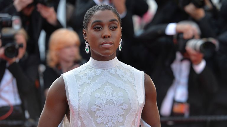 17 May 2022, France, Cannes: The actress Lashana Lynch attends the screening of "Final Cut" (original title: "Coupez!") and the Opening Ceremony Red Carpet during the 75th Annual Cannes Film Festival at Palais des Festivals. Photo by: Stefanie Rex/picture-alliance/dpa/AP Images
