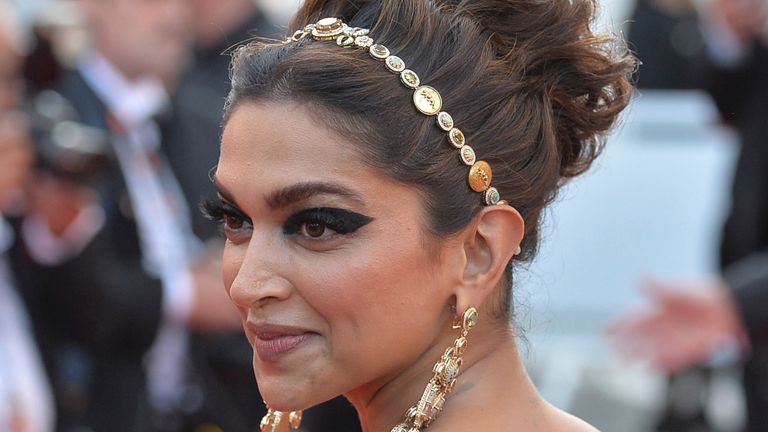 17 May 2022, France, Cannes: The actress Deepika Padukone attends the screening of "Final Cut" (original title: "Coupez!") and the Opening Ceremony Red Carpet during the 75th Annual Cannes Film Festival at Palais des Festivals. Photo by: Stefanie Rex/picture-alliance/dpa/AP Images