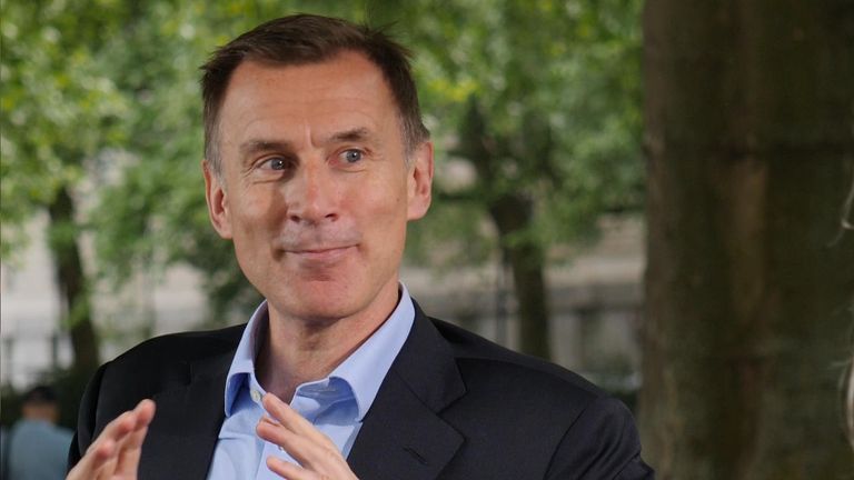Former Health Secretary Jeremy Hunt says it is difficult to justify huge energy company profits amid the cost of living crisis
