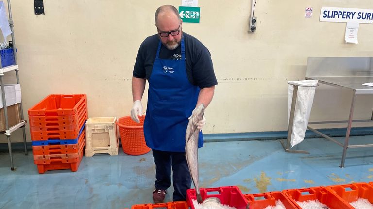 Rikki Down runs Rex Down Fish Merchants in Plymouth