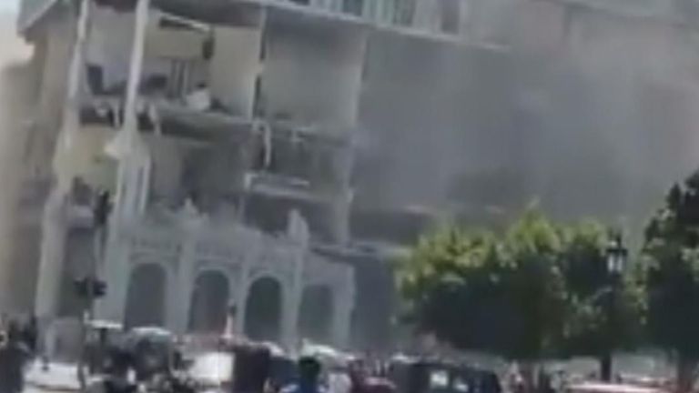 Cuba: Explosion at five-star Hotel Saratoga in Havana