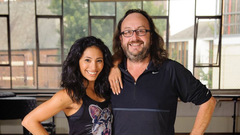 Strictly Come Dancing 2013
 Strictly Come Dancing contestant Dave Myers and dance partner Karen Hauer during rehearsals at the Royal Academy of Dance, in Battersea, south London. PRESS ASSOCIATION Photo. Picture date: Wednesday September 25, 2013. Photo credit should read: Dominic Lipinski/PA Wire