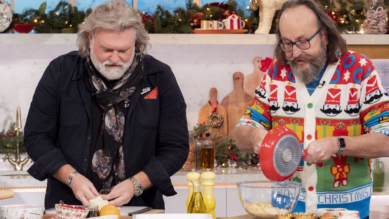 &#39;This Morning&#39; TV show, London, UK - 09 Dec 2021
Si King, Dave Myers, The Hairy Bikers

9 Dec 2021