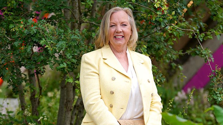 Deborah Meaden during the RHS Chelsea Flower Show press day, at the Royal Hospital Chelsea, London. Picture date: Monday May 23, 2022.