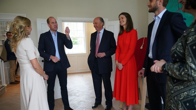 Prince William urges for action to be taken to help men with suicidal thoughts during visit to James' Place in London | UK News | Sky News