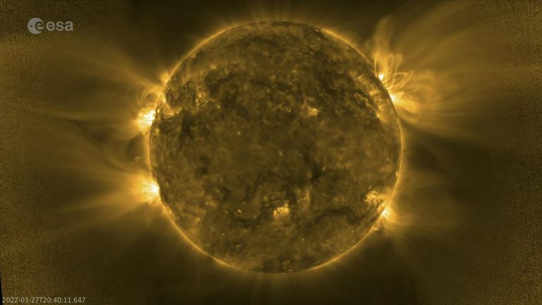 Powerful flares, views across the solar poles, and a curious solar “hedgehog” are among the latest haul of images from the Solar Orbiter.