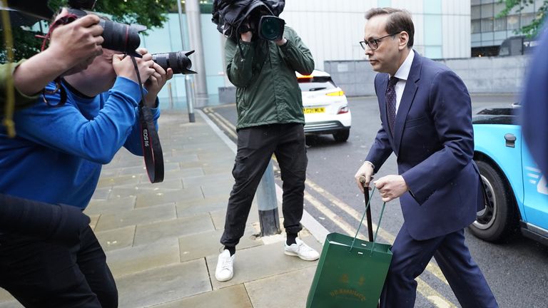 Former MP Imran Ahmad Khan arrives at Southwark Crown Court, south London, where he is due to be sentenced for a single count of sexual assault against a 15-year-old boy, who cannot be identified for legal reasons. Picture date: Monday May 23, 2022.