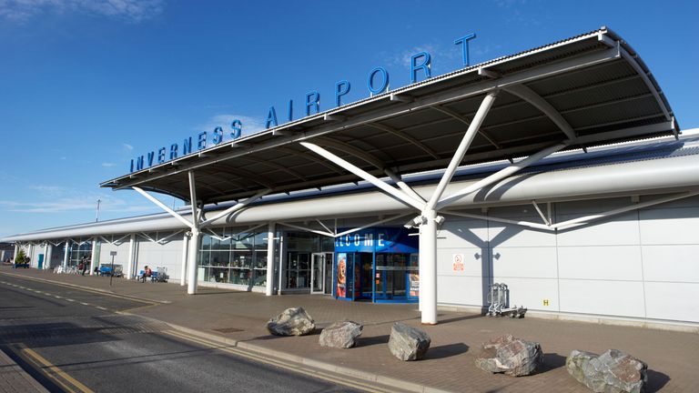 Inverness Airport. Pic: Alamy