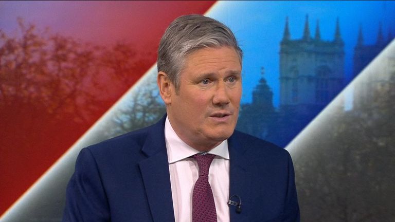 Keir Starmer speaks to Sophy Ridge