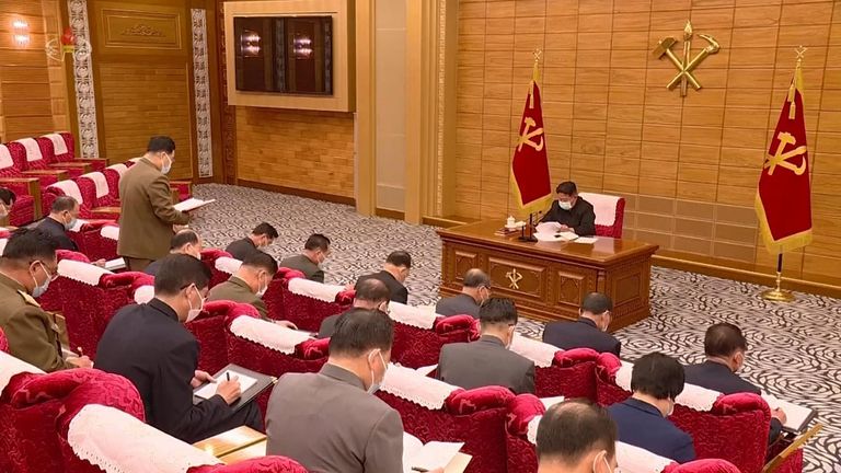 Kim Jong Un meets with officials over North Korea COVID-19 outbreak 