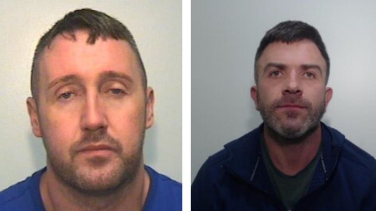 Atkinson (left) was one of four men jailed