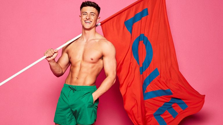Love Island contestant Liam Llewellyn. Pic: ITV/Lifted Entertainment