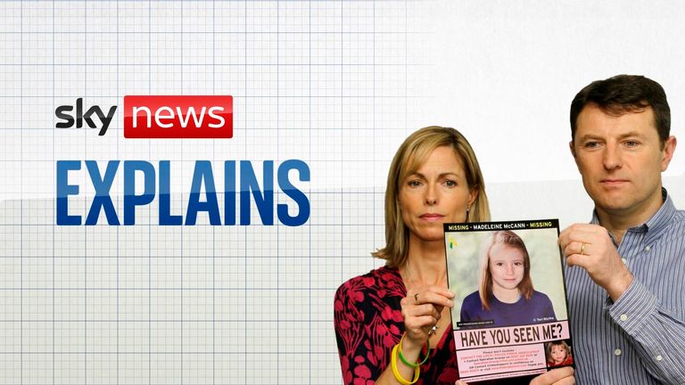 Sky News explains the hunt for Madeleine McCann
