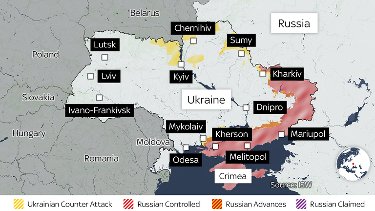 Situation on day 76 of Ukraine war