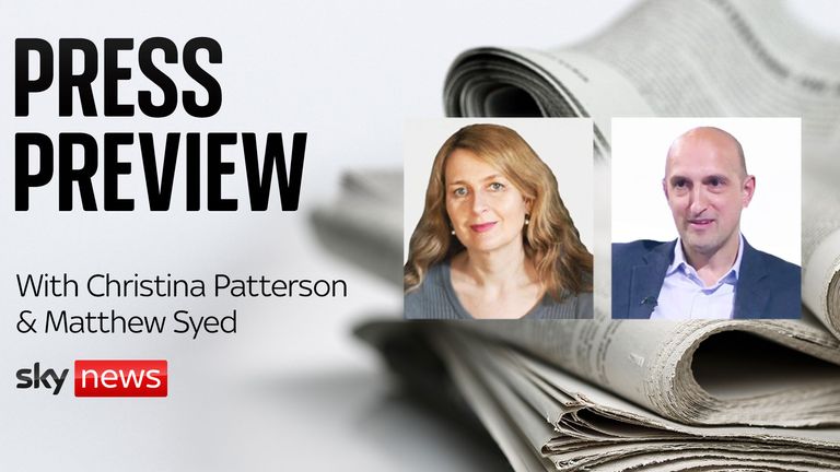 Journalist Christina Patterson and Sunday Times Columnist Matthew Syed