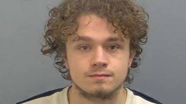 Undated handout photo issued by Bedfordshire Police of Mason Matthews who has pleaded guilty to a firearms offence following an incident in January 2020 and was sentenced to two-and-a-half years in jail. Issue date: Thursday May 12, 2022.