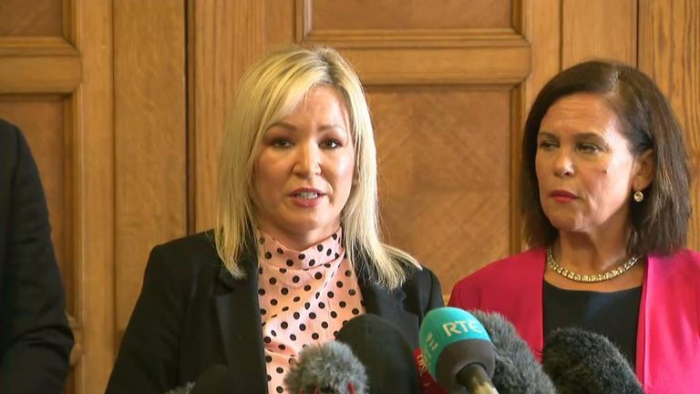 Sinn Fein First Minister-Elect Michelle O&#39;Neill