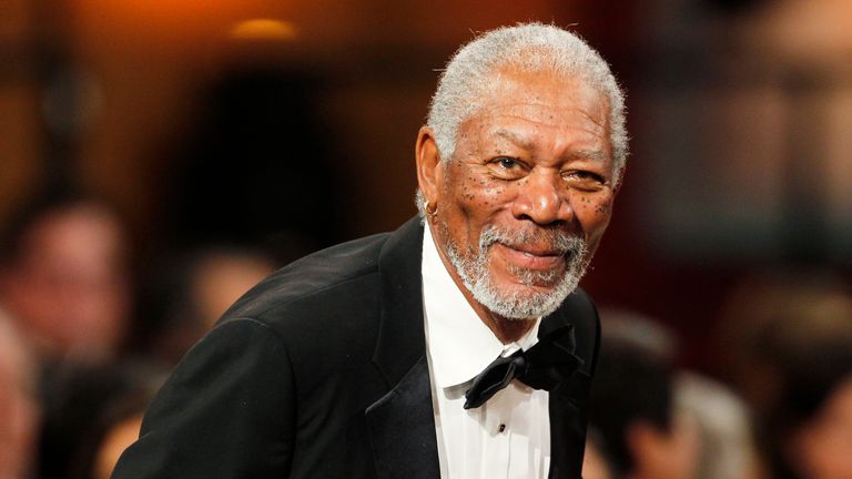 Actor Morgan Freeman is among the Americans who have been banned from entering Russia. Pic: Reuters