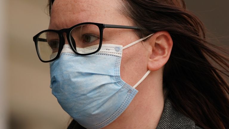 Natalie McGarry arriving at Glasgow Sheriff Court 