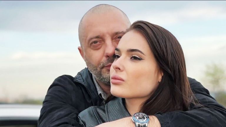 Oleg Koval and his wife Yulia, who died helping people in Kharkiv.