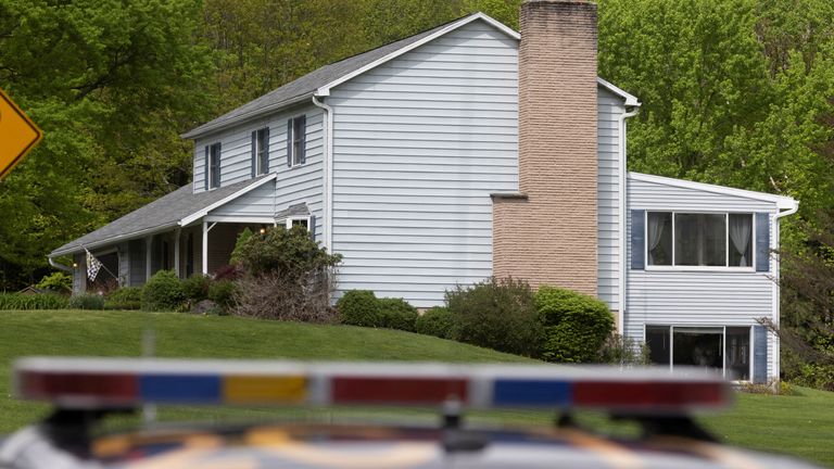 The home of shooting suspect Payton Gendron in Conklin, New York state