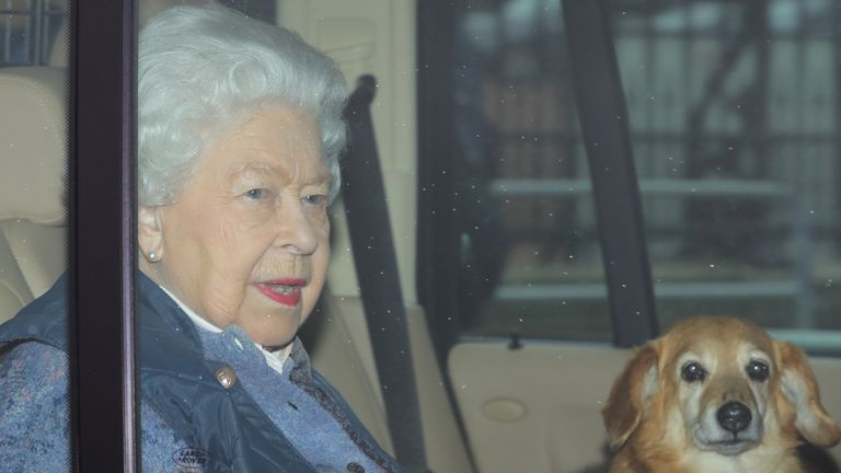 The Queen leaves Buckingham Palace for Windsor on 19 March 2020 - three days before lockdown