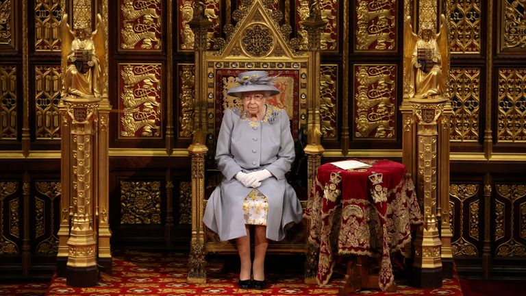The Queen last attended the State Opening of Parliament in May 2021