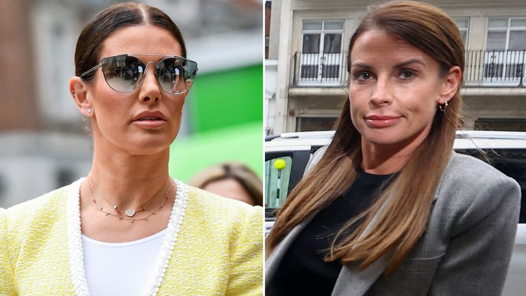 Rebekah Vardy and Coleen Rooney