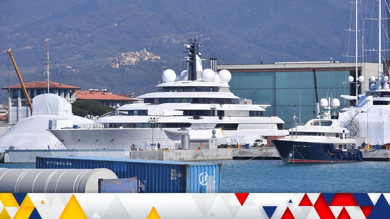 Scheherazade, is one of the world&#39;s biggest and most expensive yachts allegedly linked to Russian billionaires