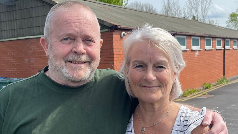 Bury voters Donald Gill and Sandra Gill