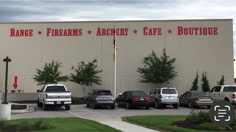 Shooting range, cafe and boutique in Kansas. Pic: Claire Hills