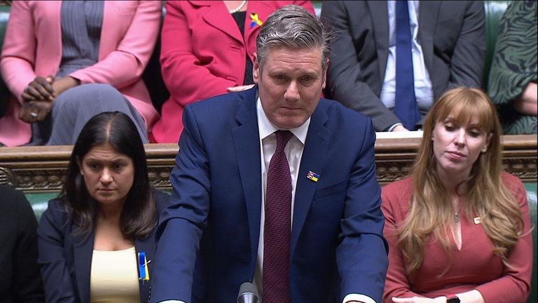Labor leader Keir Starmer says the Tories'  time 'has passed'  after the government set out its legislative agenda in the Queen's Speech