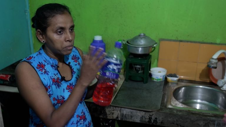 Chamali Jayamali is struggling to survive on two dollars a day