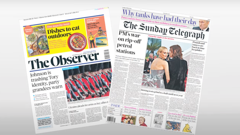 Sunday papers 29 May 2022