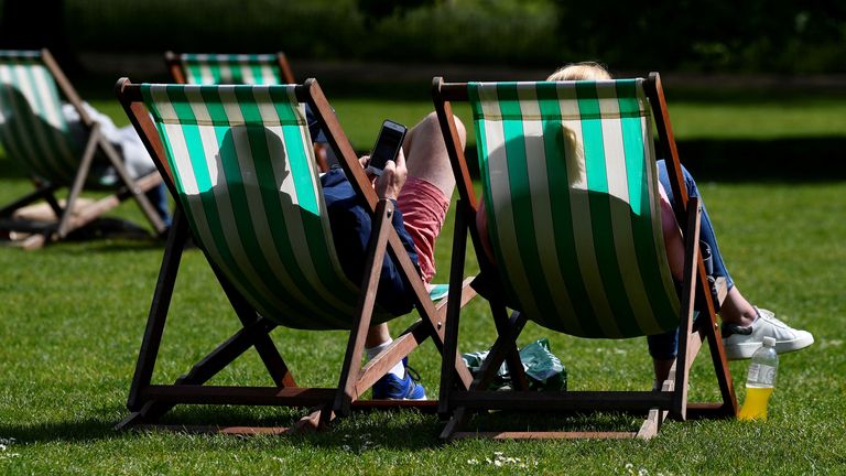 Temperatures could hit 22C (72F) in some parts of the UK where the sun breaks through, forecasters have said