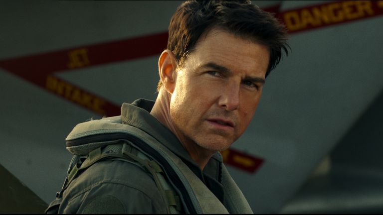 Tom Cruise plays Capt. Pete "Maverick" Mitchell in Top Gun: Maverick from Paramount Pictures, Skydance and Jerry Bruckheimer Films. 