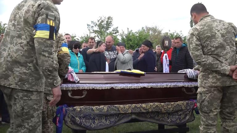 Another fallen Ukrainian hero is laid to rest
