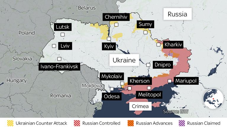 戦争72日目のウクライナの状況