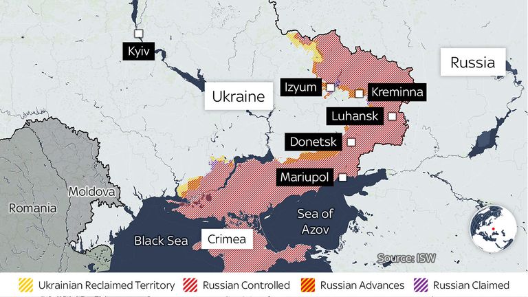 Ukraine map 