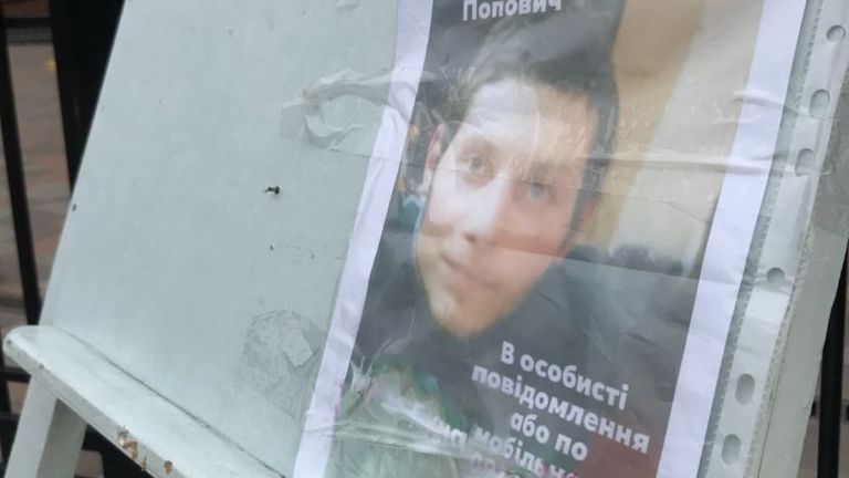 Vlad Popovych has been missing since 2 March