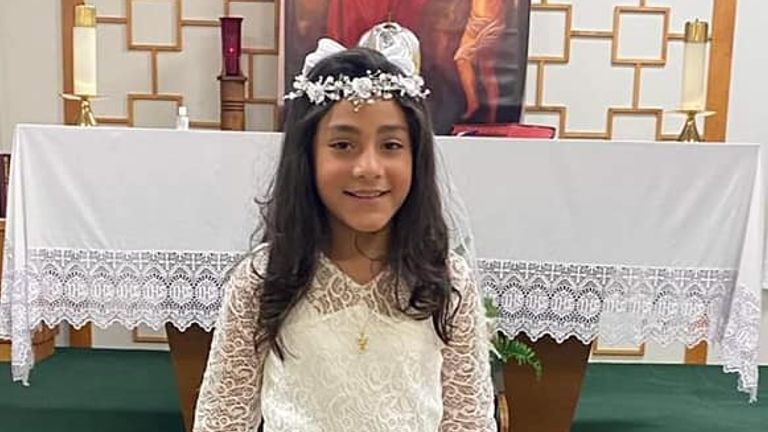 Jackie Cazares, 10, one of the victims of the school shooting at Robb Elementary School in Uvalde, Texas.  photo: facebook