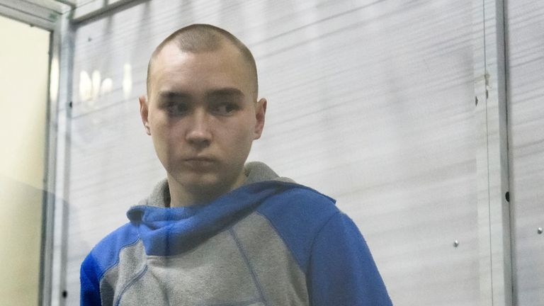Russian soldier, 21, who claims he was ordered to shoot Ukrainian villager is jailed for life
