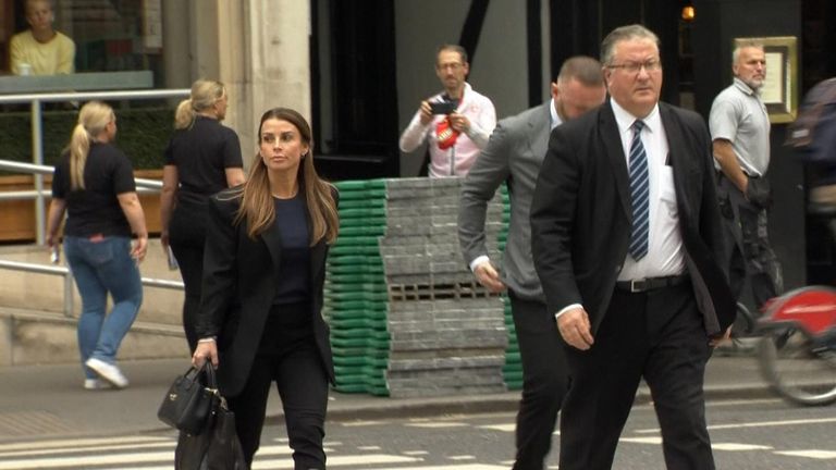 Coleen Rooney and Rebekah Vardy arrived at the Royal Courts of Justice for the Rebekah Vardy v Coleen Rooney Libel trial.