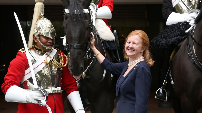 In photo - Victoria Borwick, Deputy Mayor of LondonEDITORIAL USE ONLY London...s Sloane Street celebrates the launch of London Arabia, a bi-lingual Arabic-English business and lifestyle magazine published in cooperation with the Arab British Chamber of Commerce and London & Partners, with partners Rolls-Royce Motor Cars and The Royal Household Cavalry. The celebrations will continue with a series of late night shopping evenings. PRESS ASSOCIATION.. Photo. Picture date: Thursday August 24, 2014. Photo credit should read: Matt Alexander/PA