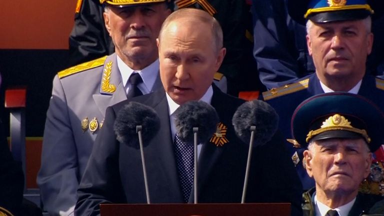 Vladimir Putin says his military operation in Ukraine is &#39;correct&#39; action