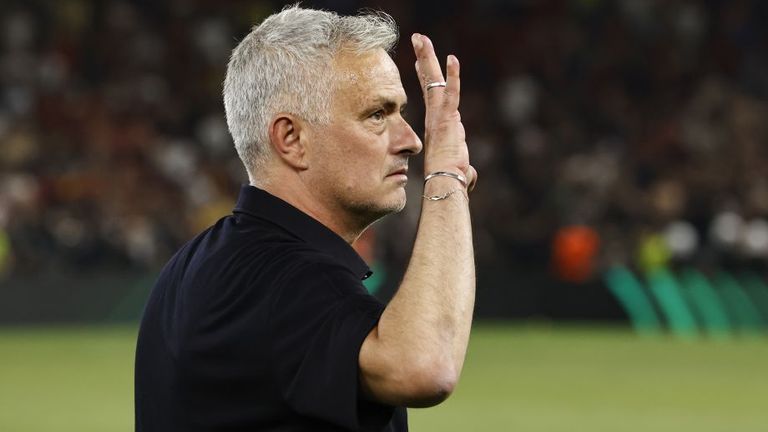Jose Mourinho maintained his 100 per cent record in major European finals